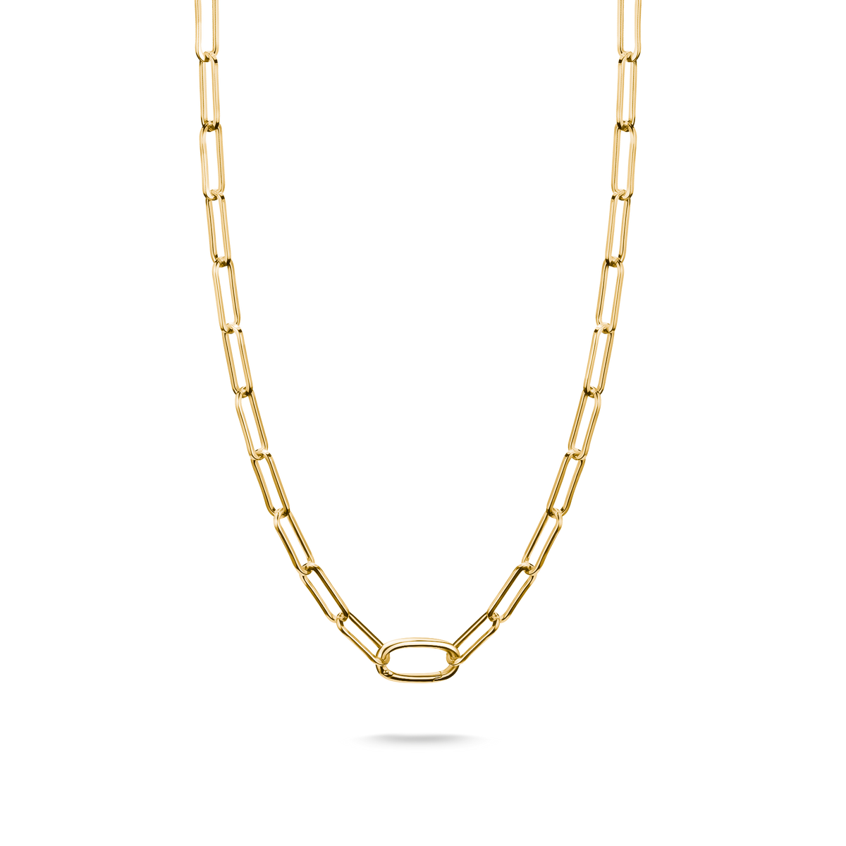 THOMAS SABO Connect Charm necklace paperclip Gold