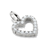THOMAS SABO Connect Charm heart with white stones