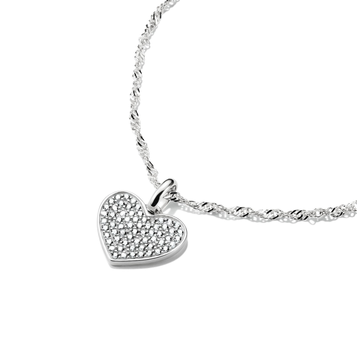 THOMAS SABO Connect Charm pavé-heart