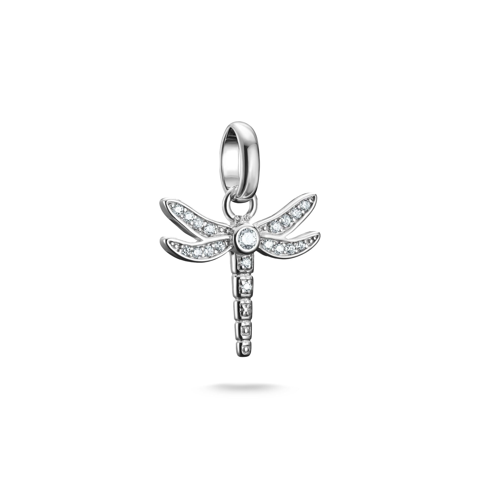 THOMAS SABO Connect Charm dragonfly with stones