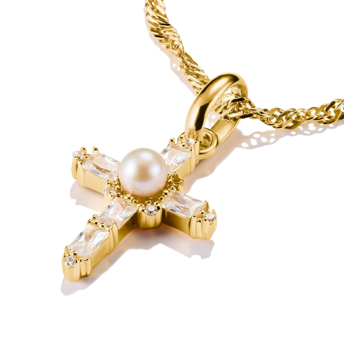 THOMAS SABO Connect Charm Vintage Cross Gold