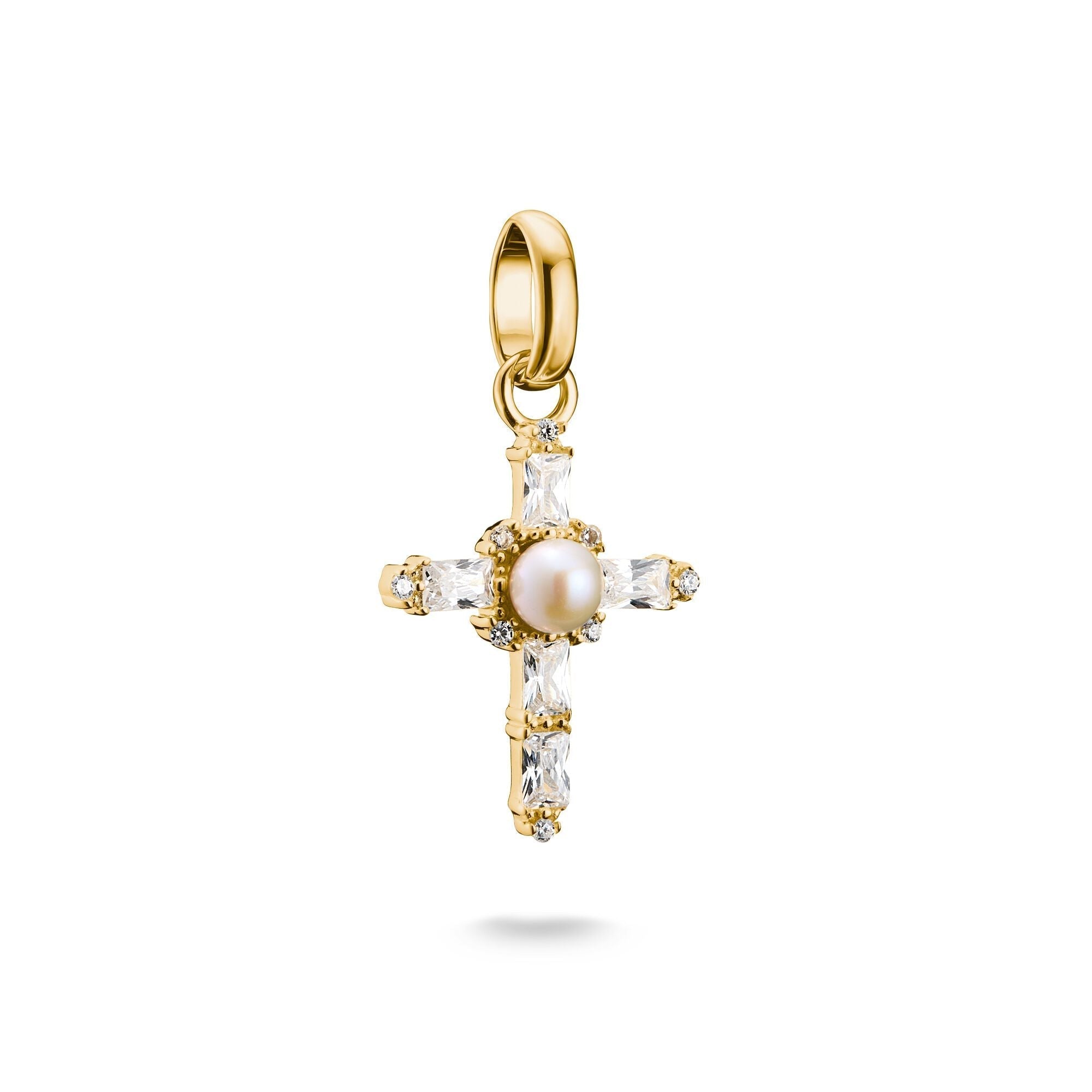THOMAS SABO Connect Charm Vintage Cross Gold