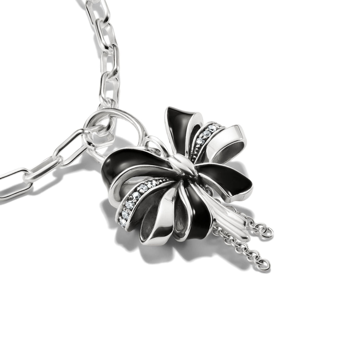 THOMAS SABO Connect Charm Black Bow