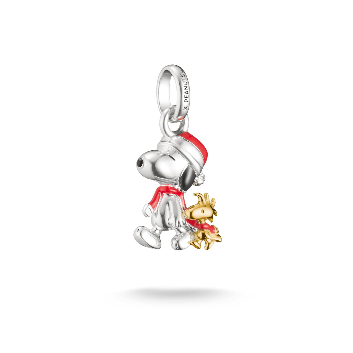 THOMAS SABO Connect Charm Snoopy &amp; Woodstock Christmas PEANUTS