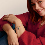 THOMAS SABO Connect Charm Snoopy & Woodstock Christmas PEANUTS