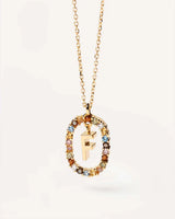 PDPAOLA Letters 2021 T Necklace