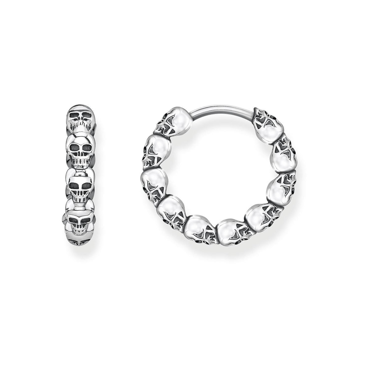THOMAS SABO Hoop Earrings "Skulls"