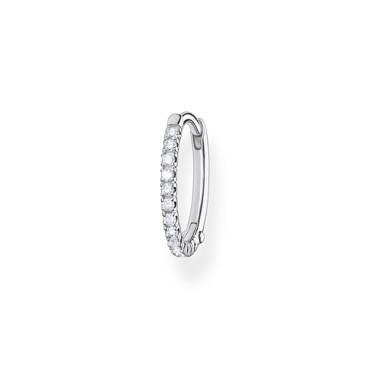 THOMAS SABO Single Hoop Earring White Stones