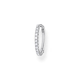 THOMAS SABO Single Hoop Earring White Stones