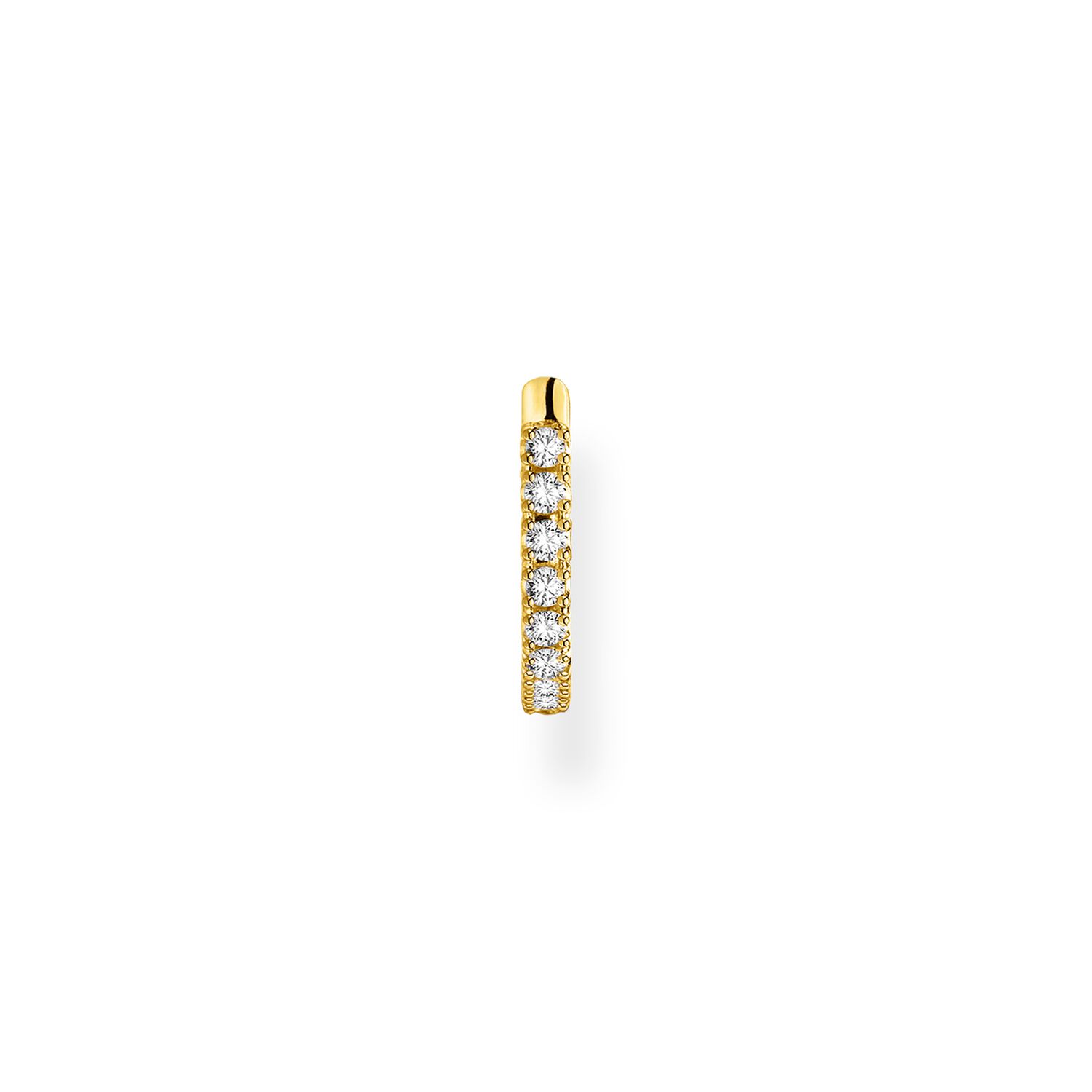 THOMAS SABO Single Hoop Earring White Stones