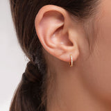 THOMAS SABO Single Hoop Earring White Stones