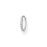 THOMAS SABO Single Hoop Earring White Stones