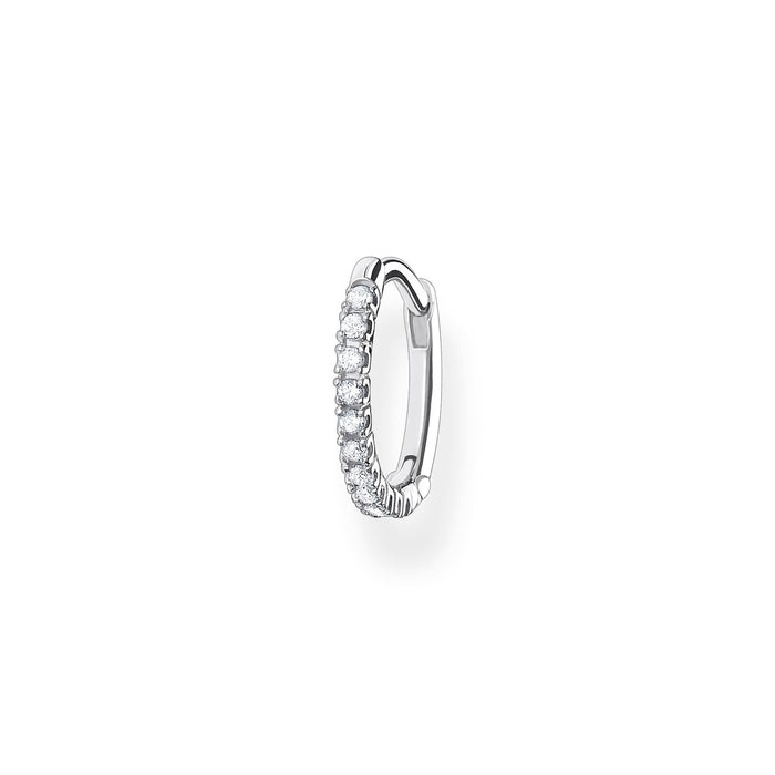 THOMAS SABO Single Hoop Earring White Stones
