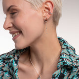 THOMAS SABO Single Hoop Earring White Stones