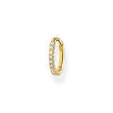 THOMAS SABO Single Hoop Earring White Stones