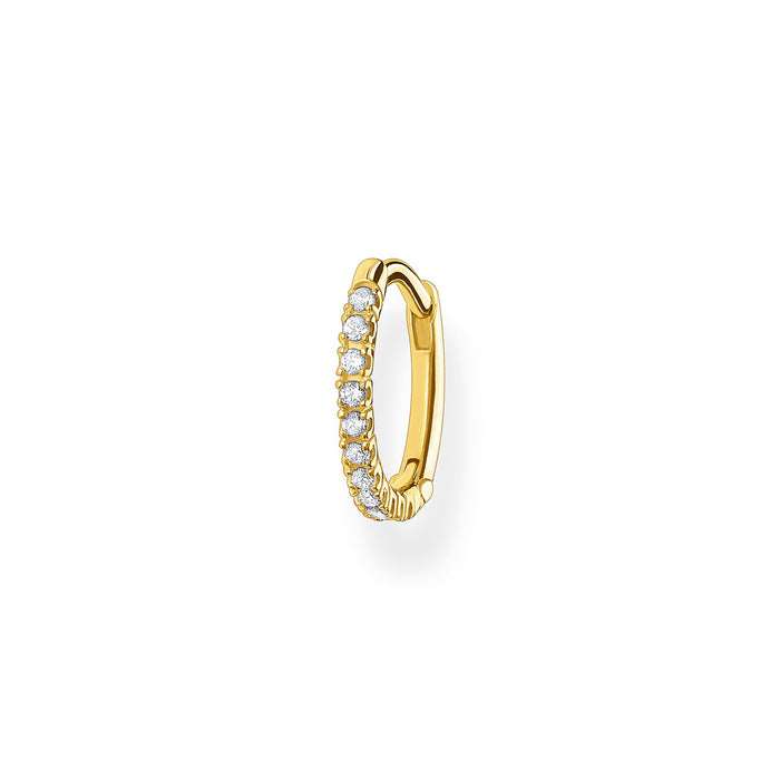 THOMAS SABO Single Hoop Earring White Stones