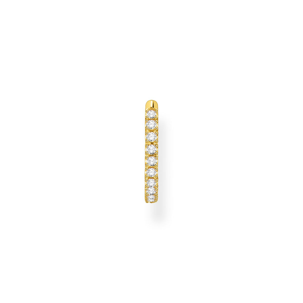 THOMAS SABO Single Hoop Earring White Stones