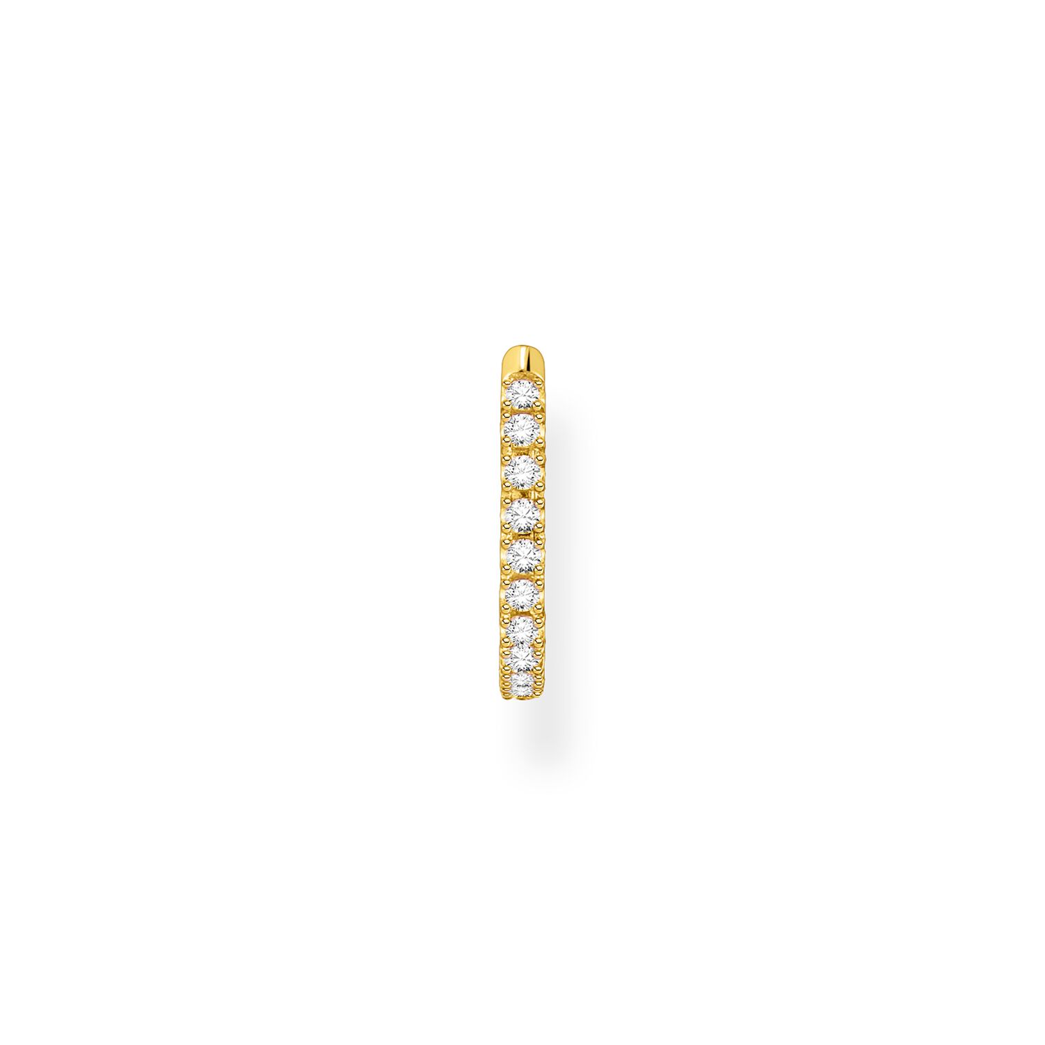 THOMAS SABO Single Hoop Earring White Stones
