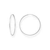 THOMAS SABO Hoop Earrings Large Silver
