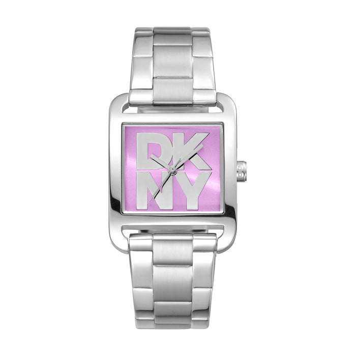 DKNY Iconic - City Maxi Silver Stainless Steel 29x37mm Watch