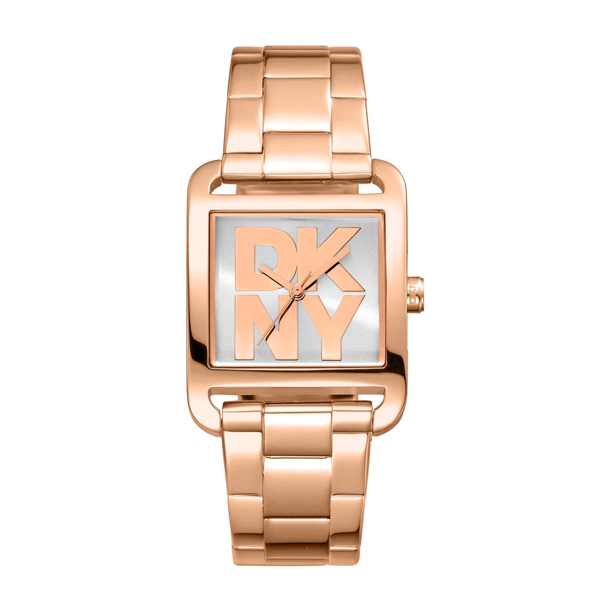 DKNY Iconic - City Maxi Rose Gold Stainless Steel 29x37mm Watch