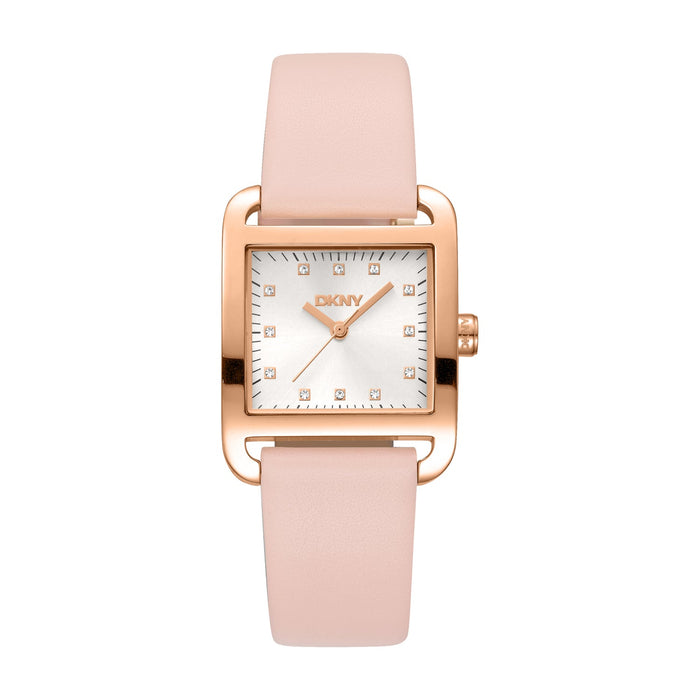 DKNY Iconic - City Midi Rose Gold Stainless Steel 27x34.5mm Watch