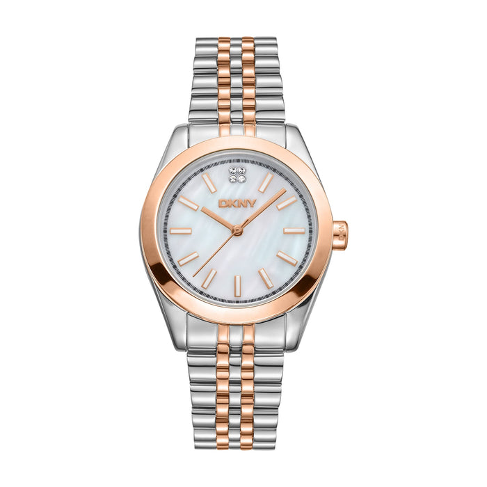 DKNY Everyday -Notlia Midi Two-Tone Stainless Steel 32mm Watch