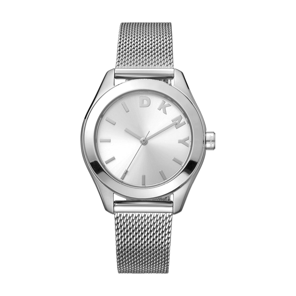 DKNY Everyday -Astoria Logo Silver Stainless Steel 34mm Watch