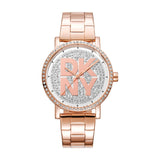 DKNY Logo -Soho Logo Rose Gold Stainless Steel 36mm Watch