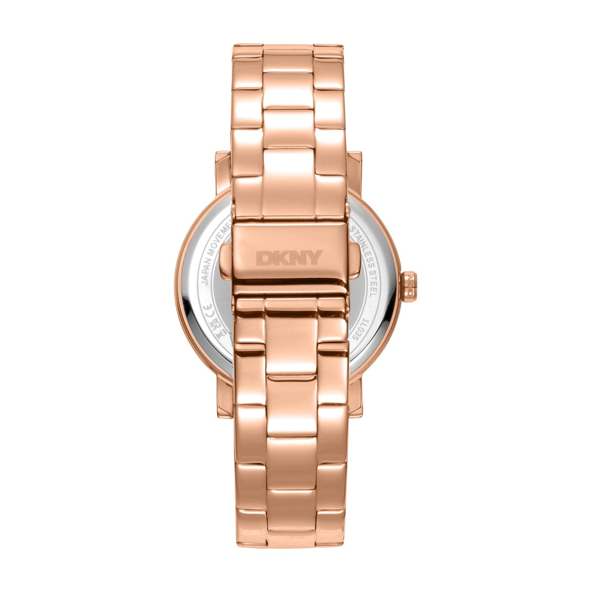 DKNY Logo -Soho Logo Rose Gold Stainless Steel 36mm Watch