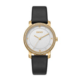 DKNY Evening -Astoria Glitz Gold Stainless Steel 32mm Watch