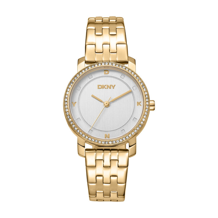 DKNY Evening -Astoria Glitz Gold Stainless Steel 32mm Watch