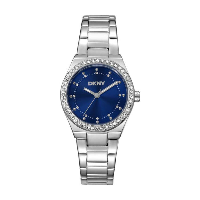 DKNY Evening Silver Stainless Steel 30mm Watch
