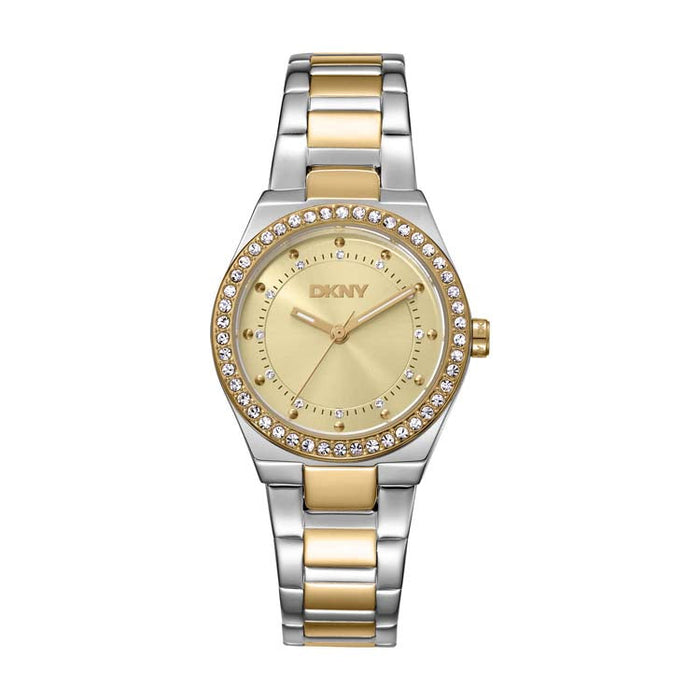 DKNY Evening Two-Tone Stainless Steel 30mm Watch