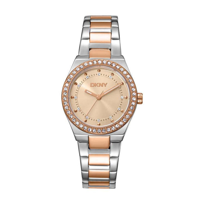 DKNY Evening Two-Tone Stainless Steel 30mm Watch