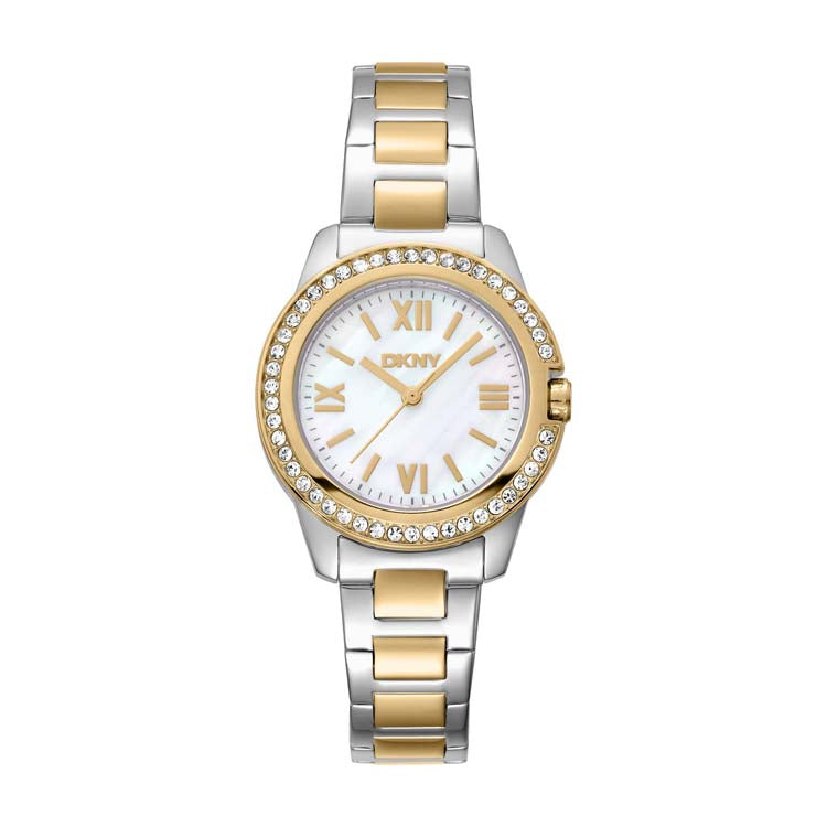 DKNY Evening Two-Tone Stainless Steel 30mm Watch
