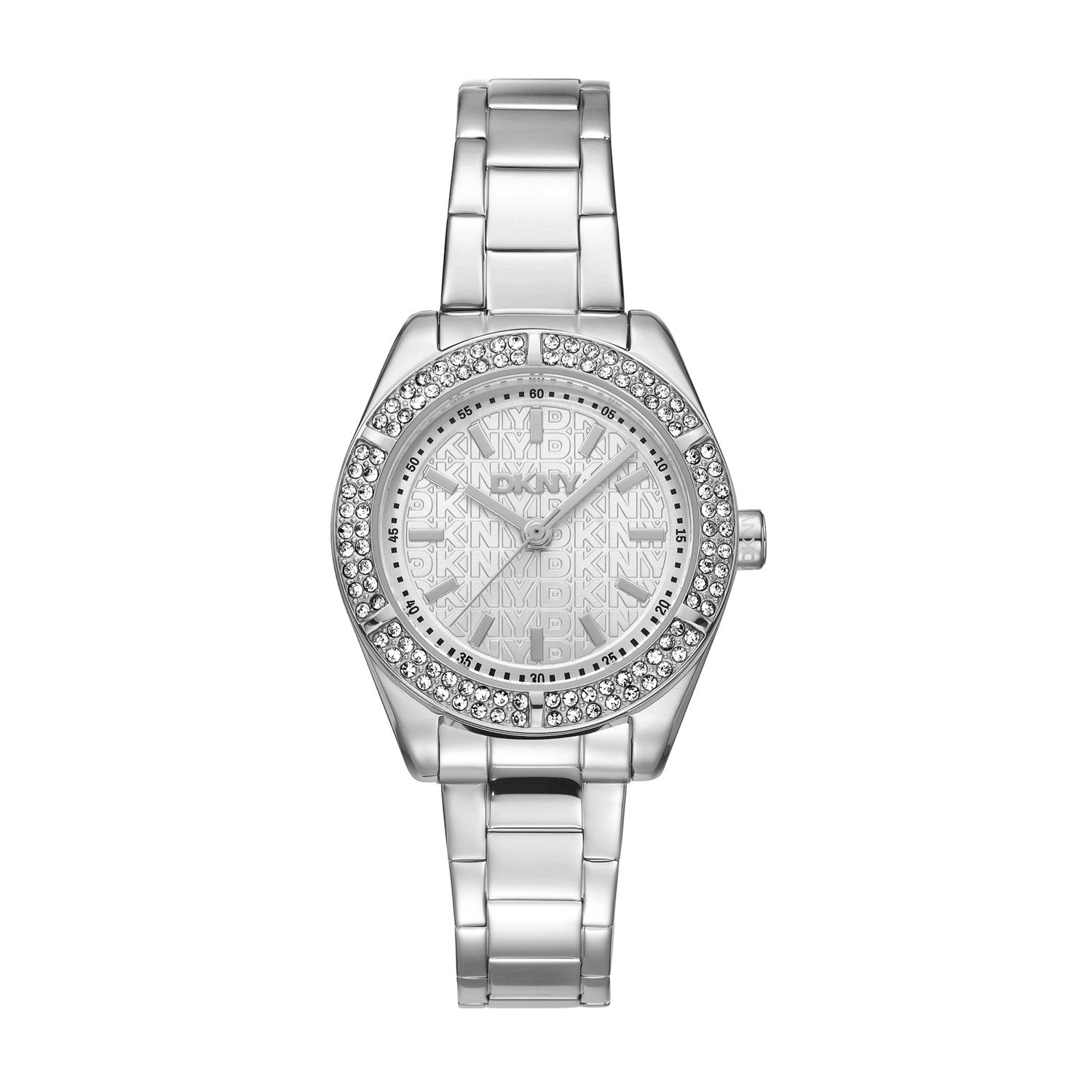 DKNY Evening Silver 30mm Silver Dial Womens Watch