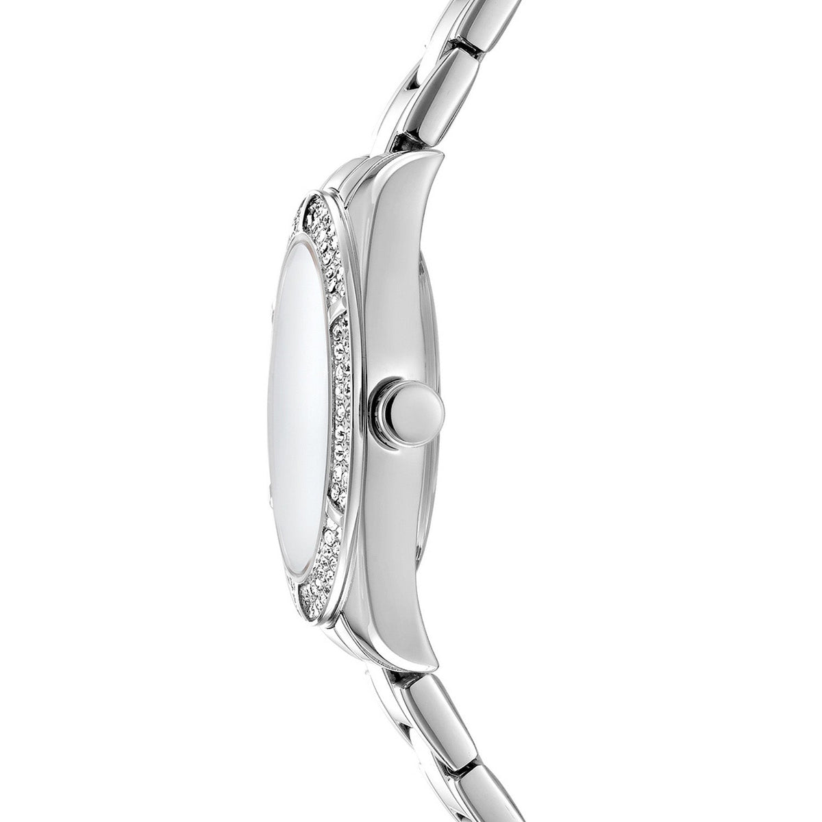 DKNY Evening Silver 30mm Silver Dial Womens Watch