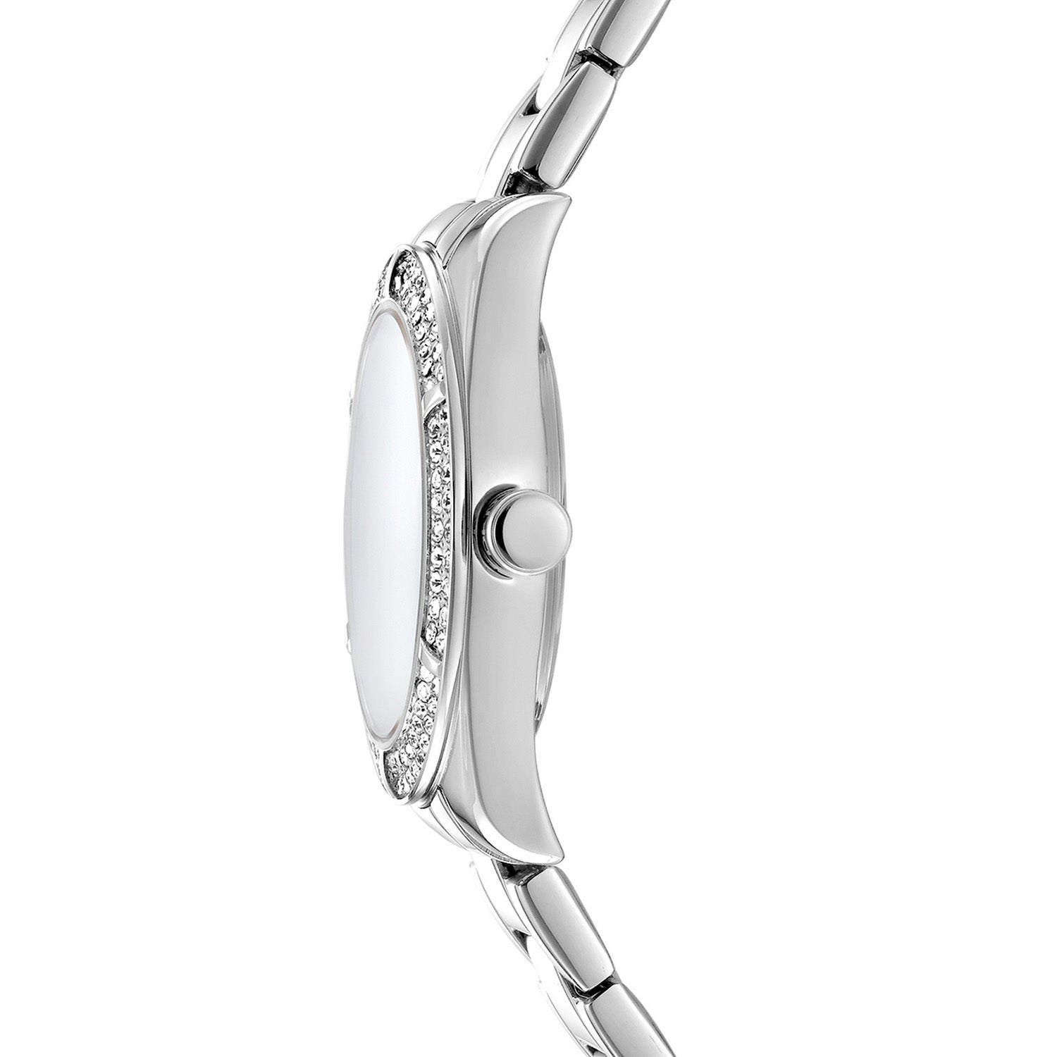 DKNY Evening Silver 30mm Pink Dial Womens Watch