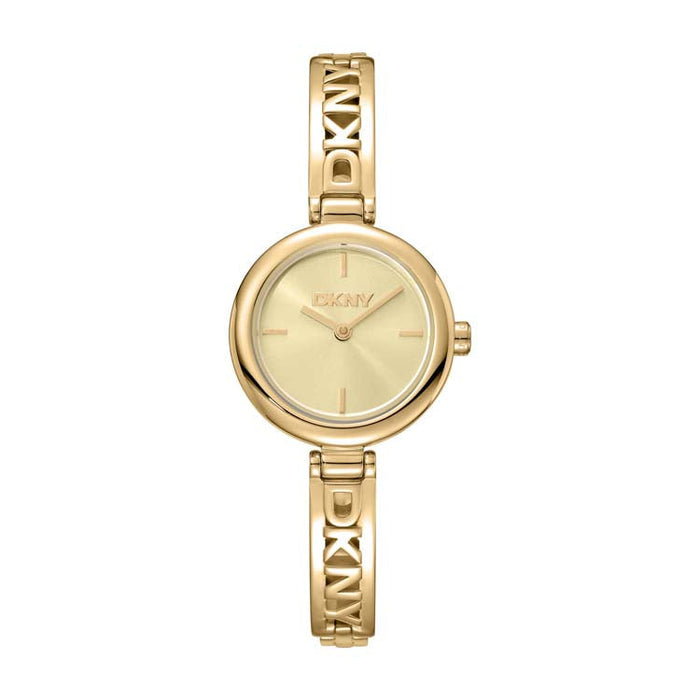 DKNY Logo Gold Stainless Steel 26mm Watch