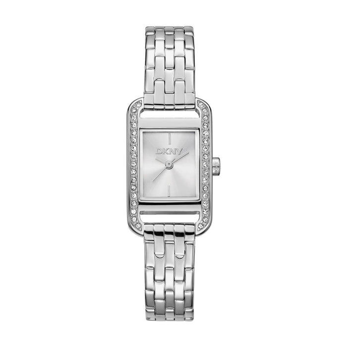 DKNY Signature Shape Silver 20x33mm Womens Watch
