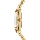 DKNY Signature Shape Gold 20x33mm Green Dial Womens Watch