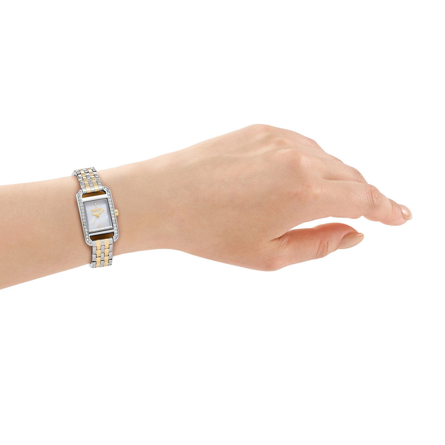 DKNY Signature Shape Two-Tone 20x33mm Womens Watch