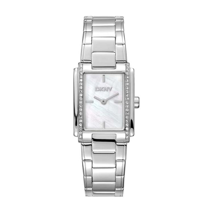 DKNY Evening Silver Stainless Steel 23x30mm Watch