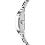 DKNY Mini Silver 21x27mm Womens Watch + Silver Bracelet