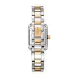 DKNY Mini Two-Tone 21x27mm Silver Dial Womens Watch + Gold Bracelet