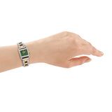 DKNY Mini Two-Tone 21x27mm Green Dial Womens Watch + Gold Bracelet