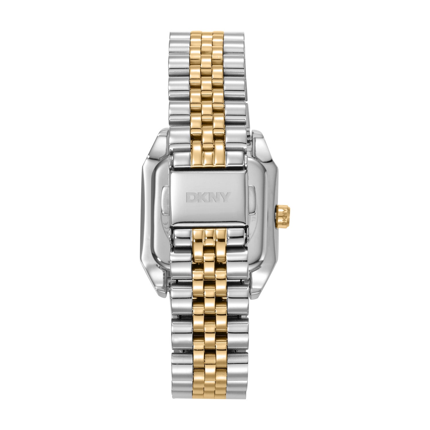 DKNY Signature Shape Two-Tone 27x34mm Green Dial Womens Watch