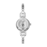 DKNY Half Bangle Silver 26mm Black Dial Womens Watch