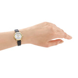 DKNY Essentials Gold 28mm Silver Dial Womens Watch + Gold Bracelet